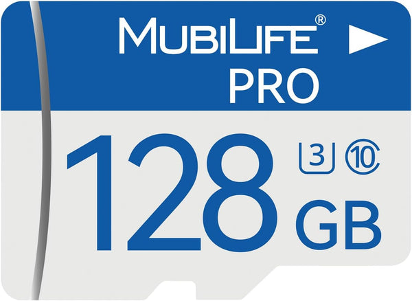 ❗MUBILIFE 128GB SD Card for Home Security Cameras with High Storage Capacity