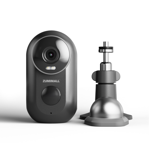 ZUMIMALL Wireless 2K FHD Night Vision WiFi Camera(Black) -F5B(Type C)