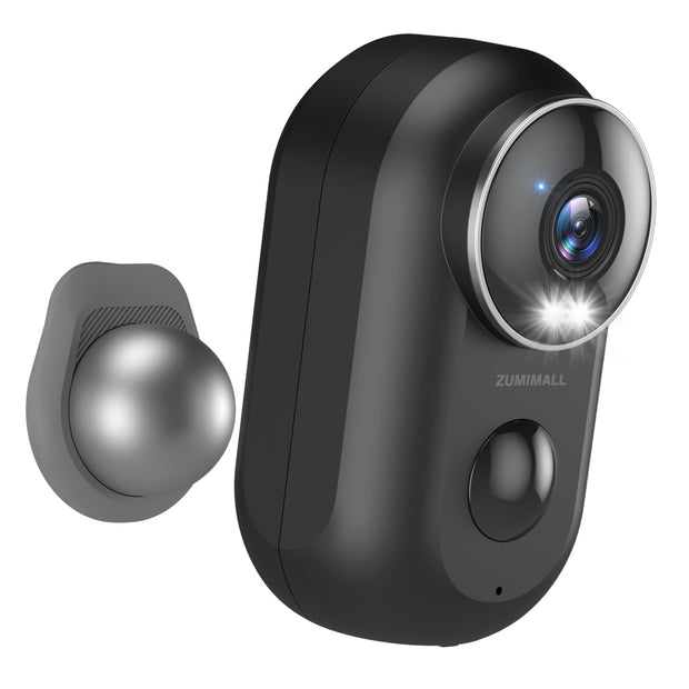 ZUMIMALL Wireless 2K FHD Night Vision WiFi Camera(Black) -F5B(Type C)