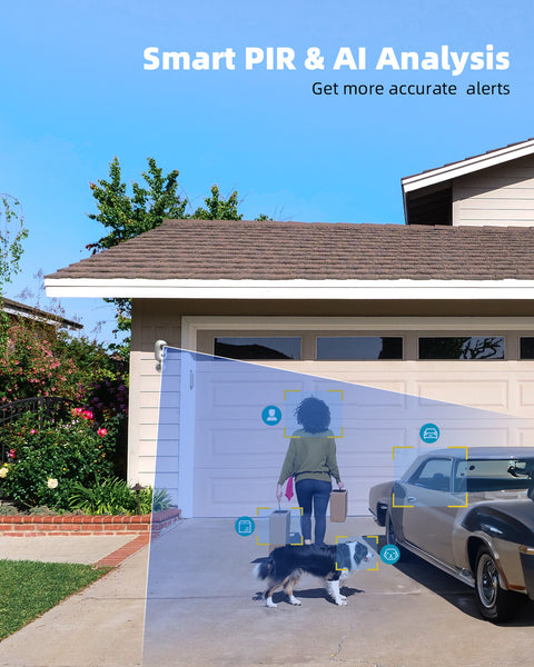 ZUMIMALL 2K Outdoor  Rechargeable Battery WIFI Security Camera (2pack)-F5C(Type C)
