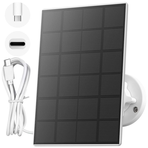 3W Solar Panel Power Supply Designed for all ZUMIMALL/MUBILIFE  Outdoor WiFi Security Camera