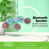 🎶Bluetooth Speaker Plush Toy - Cute & Multi-functional Keychain/Purse Accessory with TF Card & USB Support