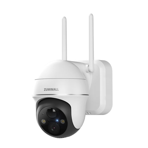 ZUMIMALL 2K 360° PTZ Battery Powered Wireless WiFi Security Cameras (GX2S)