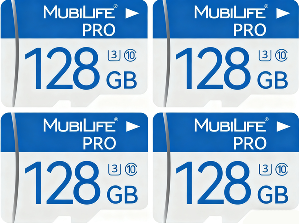 ❗MUBILIFE 128GB SD Card for Home Security Cameras with High Storage Capacity