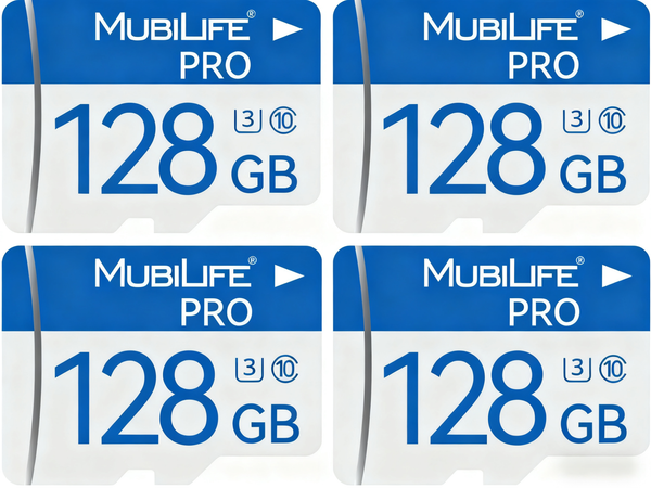 ❗MUBILIFE 128GB SD Card for Home Security Cameras with High Storage Capacity