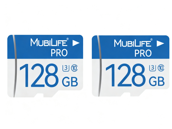 ❗MUBILIFE 128GB SD Card for Home Security Cameras with High Storage Capacity