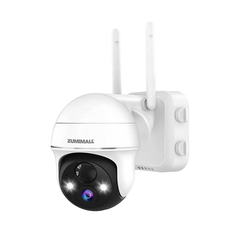 ZUMIMALL 2K 360° PTZ Battery Powered Wireless WiFi Security Cameras (GX2S)