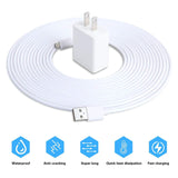 Mubilife/ZUMIMALL/Dzees 20 Feet Power Extension Universal Cable with Power Supply Adapter (No Camera)