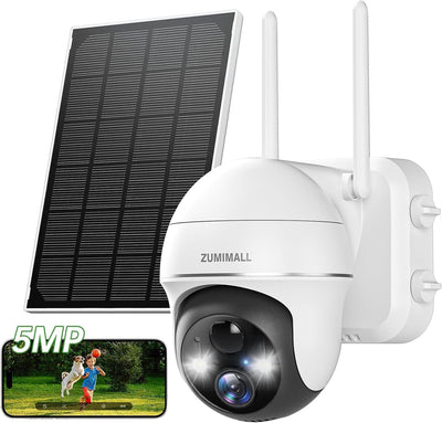 5MP QHD 360°PTZ Drahtlose Sicherheitskamera mit Solarpanel-GX2K(5MP)【DE】