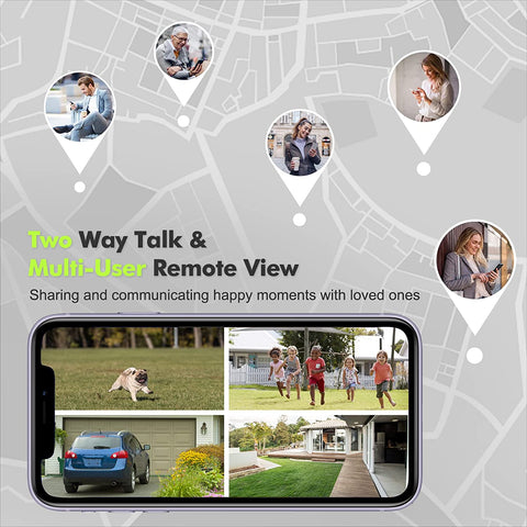 Tiejus by ZUMIMALL 2K  360° PTZ WiFi Security Cameras(TJ-GQ2)