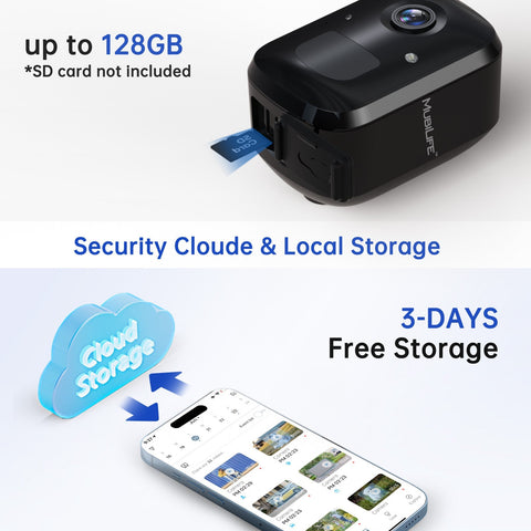 2K HD Wireless Outdoor Solar Panel Security Camera - Q8K 【CA】