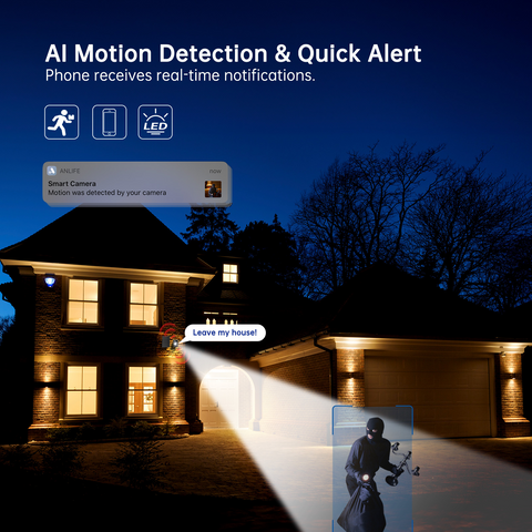 2K HD Wireless Outdoor Solar Panel Security Camera - Q8K 【CA】