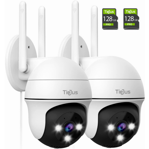 Tiejus New 5MP Outdoor 360°PTZ Wired WIFI Security  Camera-GQ2(5MP)