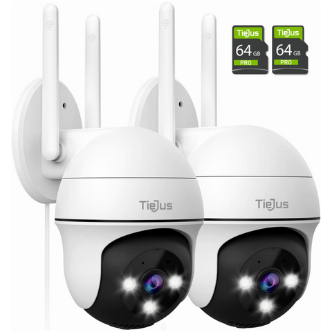 Tiejus New 5MP Outdoor 360°PTZ Wired WIFI Security  Camera-GQ2(5MP)